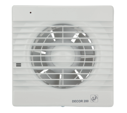 soler palau decor 200-chz bathroom extract fan humidity sensor ball bearing